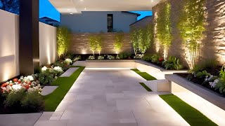 100 Modern Home Garden Landscaping Ideas 2024 House backyard Patio Design Trends  Front Yard Garden [upl. by Tnecillim]