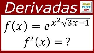 DERIVACIÓN DE FUNCIONES  Ejercicio 19 [upl. by Nodnrb]