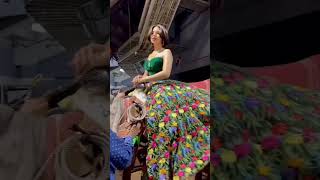 Ángela Aguilar Muestra su cintura de avispa 🇲🇽🤩 angelaaguilar christiannodal mexico [upl. by Eiramnaej]