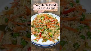 Vegetable Fried Rice by Foodease vegfriedrice usa easyrecipe quickmeal homecooking friedrice [upl. by Barbette]