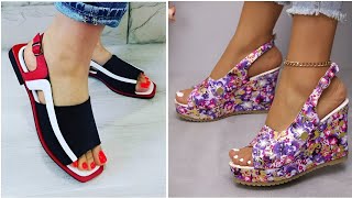 ❦HERMOSOS CALZADOS DE MODA PARA MUJER  NEW COLLECTION SANDALIAS  ZAPATOS TV 1215 [upl. by Orgel267]