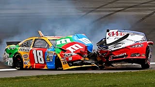 NASCAR TBone Hits but they Get Increasingly Harder [upl. by Koblas]