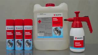 WURTH BRAKE CLEANER SPRAY [upl. by Marlow161]