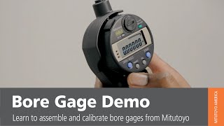 Bore Gage Use  Mitutoyo America Demo  Bore Gauge Measurement [upl. by Bronwyn]