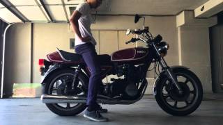 1977 Yamaha XS750E  Cold Start [upl. by Wiggins208]