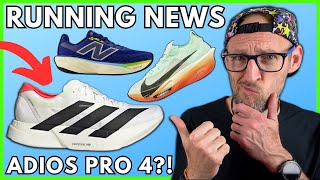 ADIDAS ADIOS PRO 4 amp INVINCIBLE RUN 4  SHOE RELEASES  SEPTEMBER 2024  RUNNING NEWS EP 92 [upl. by Eiresed]