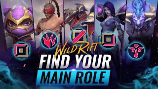 BEST Way to Find YOUR Main Role in Wild Rift LoL Mobile [upl. by Wager]