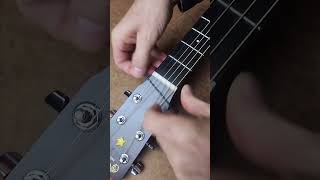 How to attach an acoustic guitar strap only one peg no problem [upl. by Lyrac]