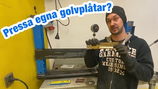 Prövar bygga en hydraulpress för att pressa egna golvplåtar för att slippa köpa dyra eftermarknads [upl. by Mayap]