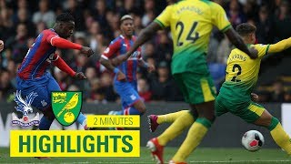 HIGHLIGHTS  Crystal Palace 20 Norwich City [upl. by Bevan]