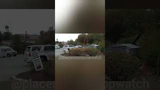 Colfax Ca Traffic stop placercountycopwatch [upl. by Alfeus658]