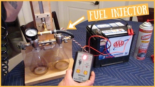 FUEL INJECTORS  30 DiY CleanFlow Test Stand [upl. by Annayhs]