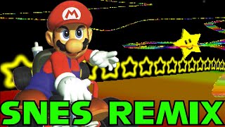 Mario Kart 64  Rainbow Road SNES Remix [upl. by Noraed730]