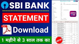 Sbi bank statement kaise nikale 2024  sbi statement pdf download  bank statement  sbi [upl. by Hendon552]