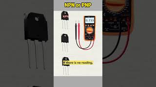 Identifying NPN and PNP Transistors Using a Multimeter howto transistor npn pnp bjt [upl. by Aluap651]