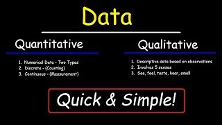 Qualitative and Quantitative [upl. by Wojcik27]