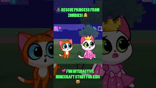 ⚔️ LETS FIGHT ZOMBIES amp RESCUE THE PRINCESS 🧟‍♂️🧟‍♀️ FUN MINECRAFT STORYTIME 👑 [upl. by Ross848]