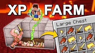 EASIEST Nether XP Farm in Minecraft 121 Tutorial [upl. by Johnson]