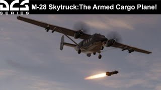 An Armed Cargo Plane  M28 Skytruck Mod AIOnly for DCS World [upl. by Swarts]