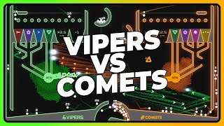 Core Destruction 1  Vipers vs Comets Marble Race [upl. by Sutelc]