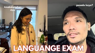 Nag language test na kami  Life in Canada [upl. by Tloc]