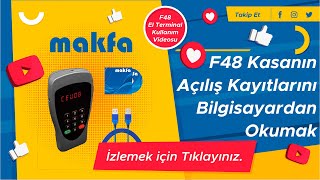 8F48 Kasanın Açılış Kayıtlarını Bilgisayardan Okumak [upl. by Utta640]