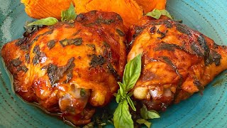 Receta de pollo al horno con salsa de tomate [upl. by Narba]