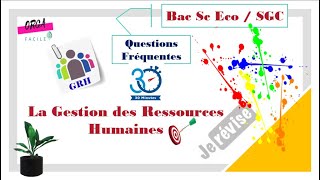 📢bac2023 👉 Révision du chapitre grh complet en 30 min chrono 📌 Exemples de questions fréquentes [upl. by Nashom]