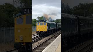 D7535 Diesel Locomotive  Departing Eridge [upl. by Lederer]