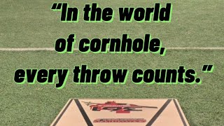 “In the world of cornhole every throw counts” CornholeJaimeV1295 [upl. by Ahsiekam]