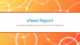 vNext Report [upl. by Rolyks]