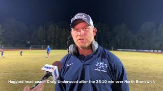 Hoggard football beats North Brunswick 3510 [upl. by Rafferty111]