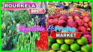 Ambagan Market Rourkela  Ispat Market  Vegetable amp Fruits shopping  Odia Vlog  Rourkela Vlog Rkl [upl. by Nolubez]