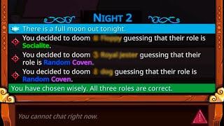 Winning Night 2 as Doomsayer One More Time  All Any Town of Salem 2 [upl. by Arlyn18]