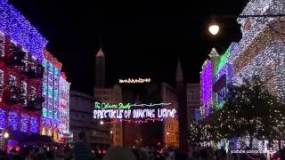 Snow at Disneys Hollywood Studios during The Osborne Family Spectacle of Dancing Lights Disney [upl. by Akimahc]