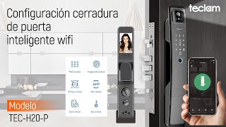 Fácil configuración de la cerradura Inteligente quotTeclamquot TECH20P [upl. by Anitselec]