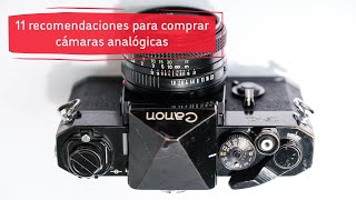 11 recomendaciones para comprar cámaras analógicas [upl. by Aleirbag]