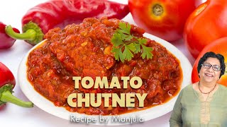 Tomato Chutney Recipe  How to make Tomato Chutney  Indian Tomato Chutney  Tangy Tomato Chutney [upl. by Kati]