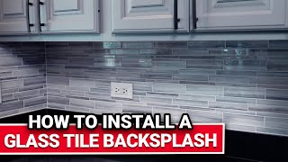 How To Install A Glass Tile Backsplash  Ace Hardware [upl. by Phenica]