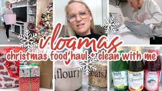 VLOGMAS 2023  CHRISTMAS FOOD HAUL  HUGE CLEAN WITH ME  ANNUAL CHRISTMAS PARTY [upl. by Nauj607]