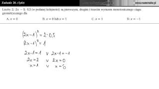 Zadanie 20  matura próbna 4 styczeń 2013 [upl. by Brandes]