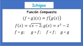 Funciones compuestas y sus Dominios [upl. by Zrike]