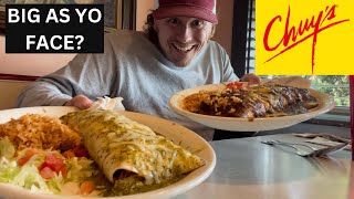 CHUYS BIG AS YO FACE BURRITO CHALLENGE [upl. by Lune183]