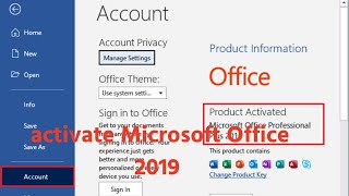 🔥🔥🔥 How to activate Microsoft Office 2019✔ [upl. by Giulio]