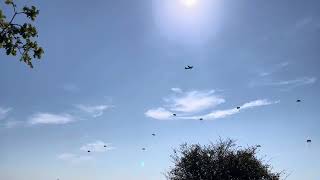 80 jaar Airborne luchtlandingen herdenking Ginkelse Heide 2024 [upl. by Wrightson]