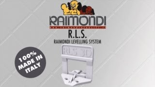 quot3Dquot RLS RAIMONDI LEVELLING SYSTEM  DISTANZIATORI LIVELLANTI RAIMONDI [upl. by Vrablik]