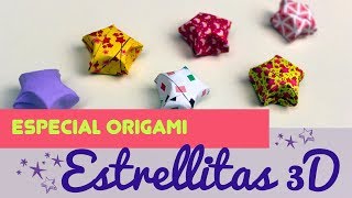 Curso de Origami  estrellas de papel  Tutorial de Estrellas de papiroflexia fáciles [upl. by Toy]