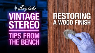 Tips from The Bench Restoring A Vintage Stereo Wood Cabinet [upl. by Nidla]