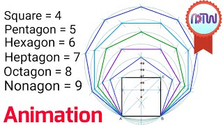 How to draw all polygons draw all polygons easily [upl. by Wanonah]