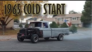 9yr Cold Start 1965 Ford F100 [upl. by Arua]